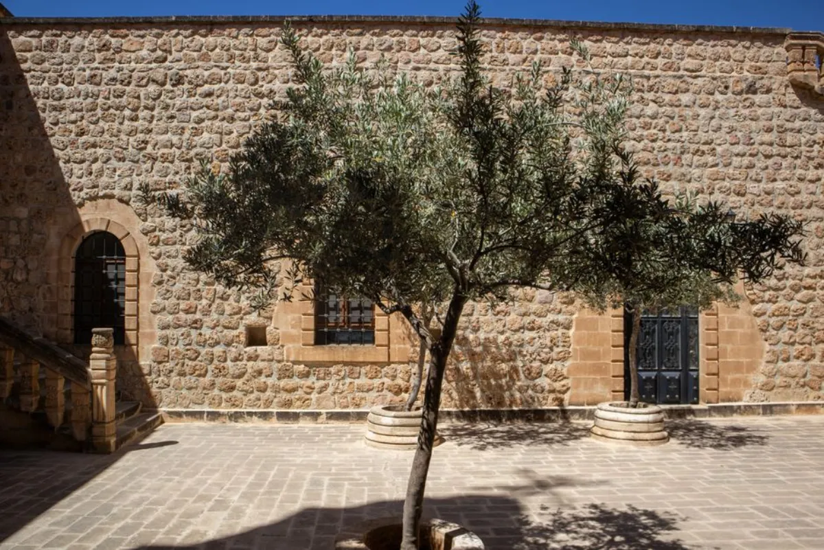 old courtyard